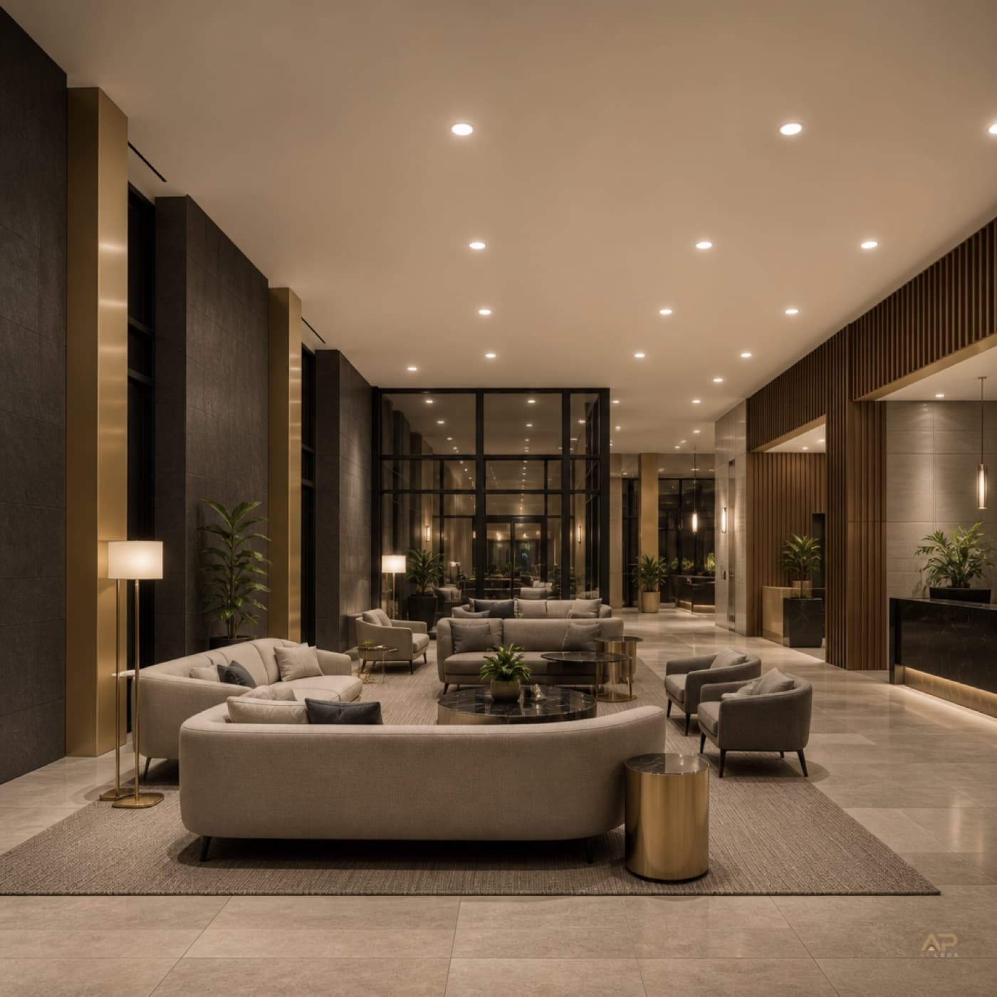 Hotel lobby